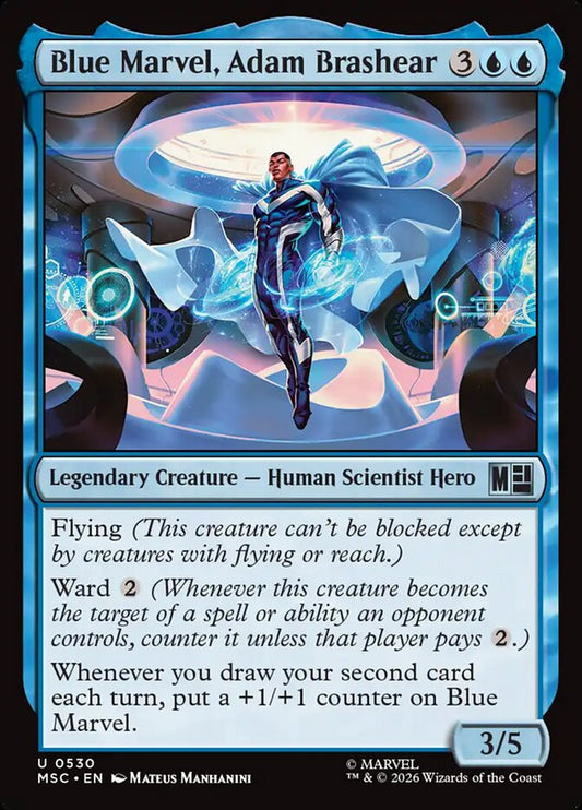 Blue Marvel, Adam Brashear - carta Magic The Gathering