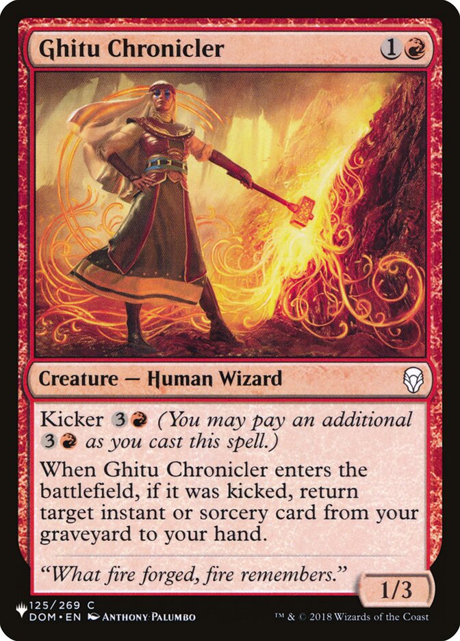Ghitu Chronicler - carta Magic The Gathering