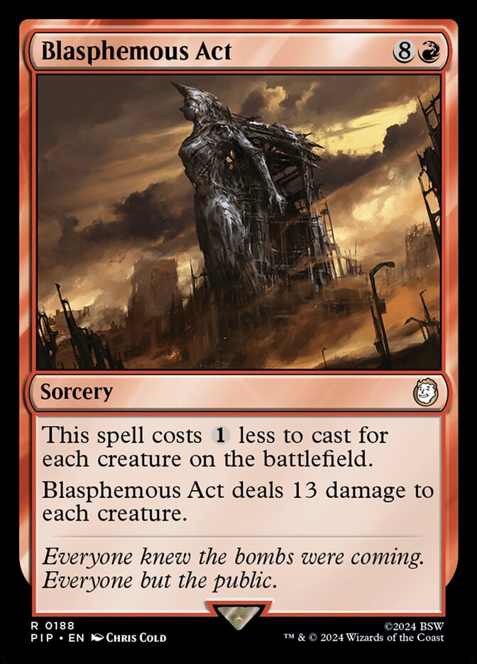 Blasphemous Act - carta Magic The Gathering