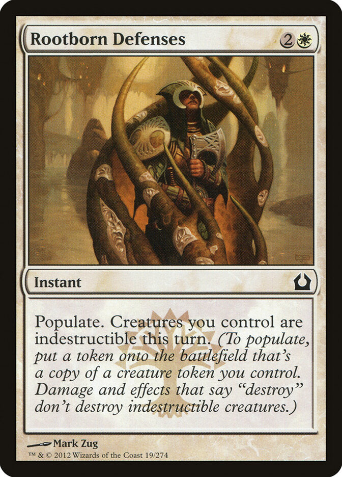 Rootborn Defenses - carta Magic The Gathering