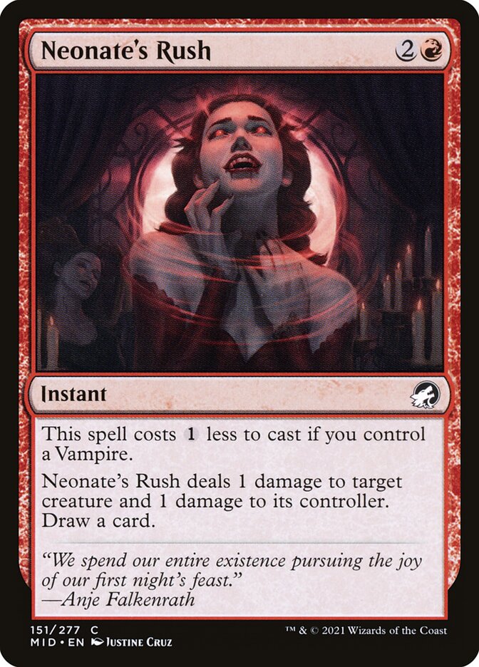 Neonate's Rush - carta Magic The Gathering