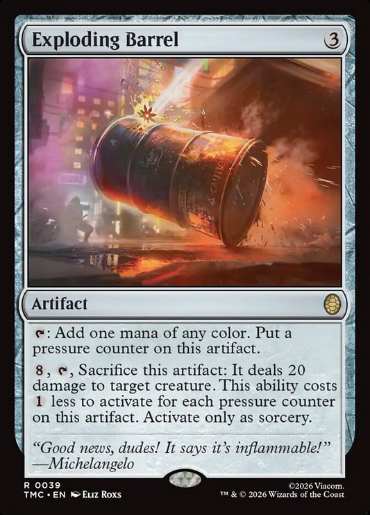 Exploding Barrel - TMC-039-NF-SUR-UNI