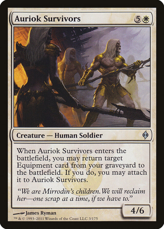 Auriok Survivors - carta Magic The Gathering