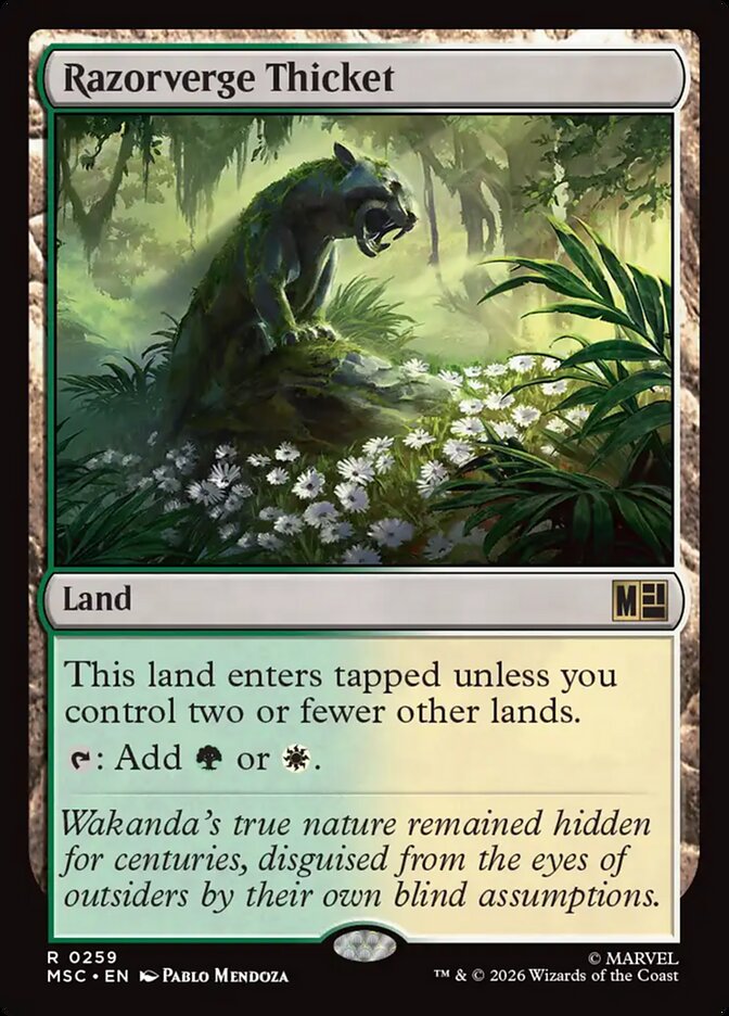 Razorverge Thicket - carta Magic The Gathering
