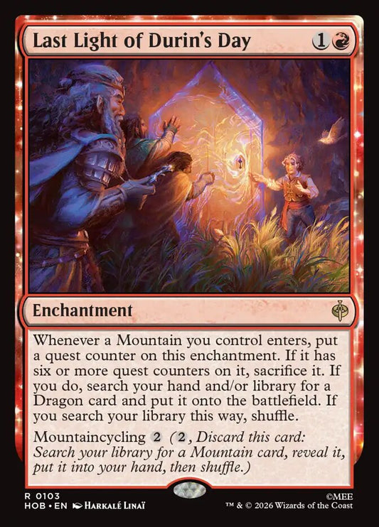 Last Light of Durin's Day - carta Magic The Gathering