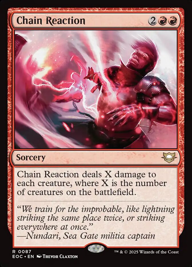 Chain Reaction - carta Magic The Gathering