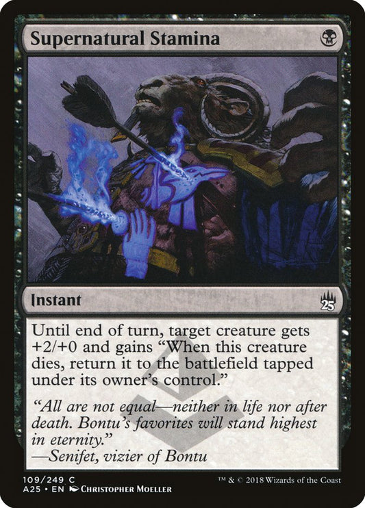 Supernatural Stamina - carta Magic The Gathering