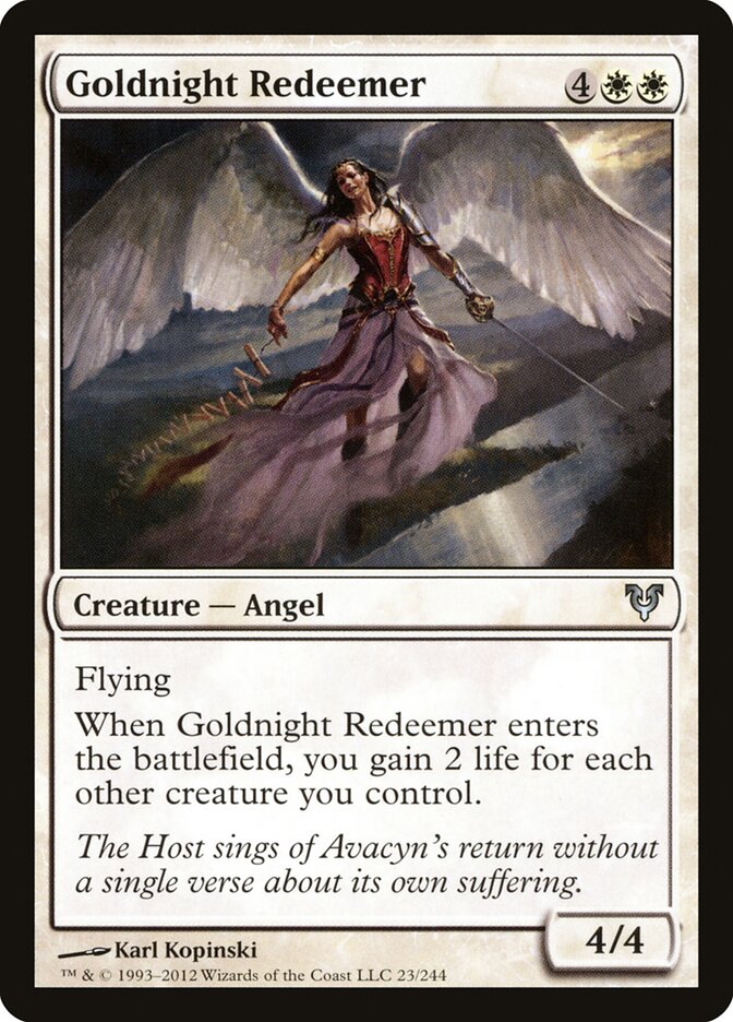 Goldnight Redeemer - carta Magic The Gathering