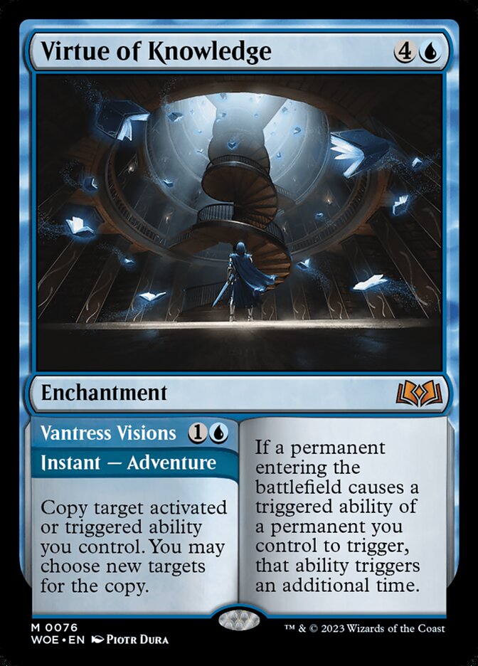 Virtue of Knowledge // Vantress Visions - carta Magic The Gathering