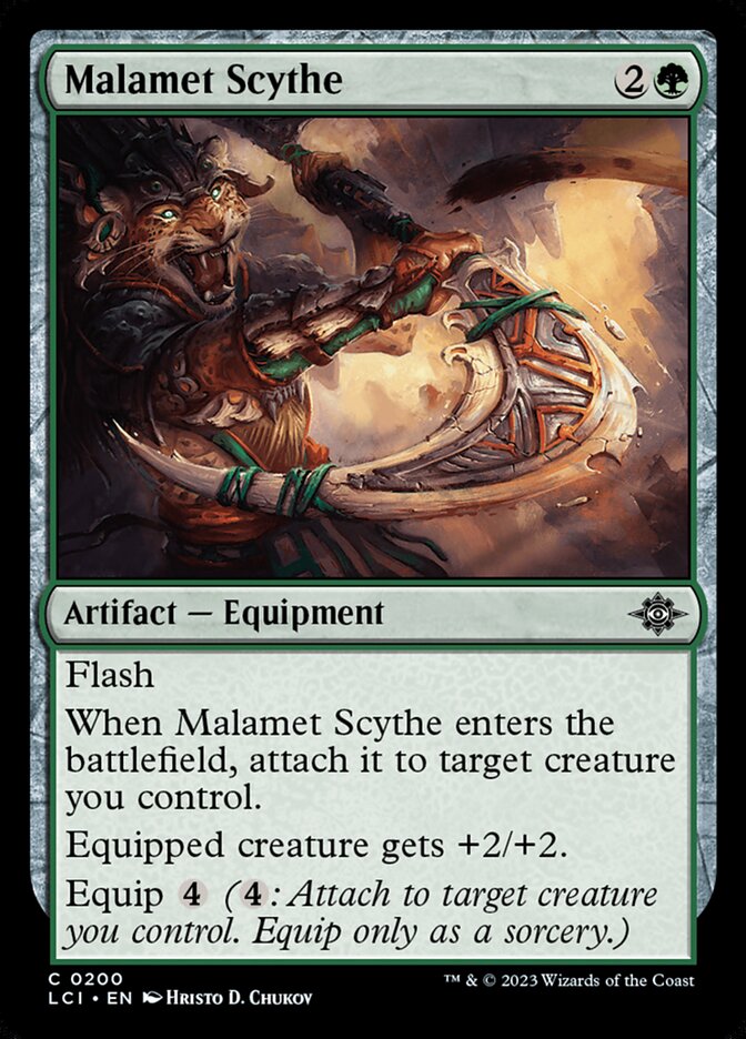 Malamet Scythe - carta Magic The Gathering