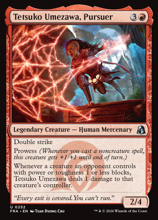 Tetsuko Umezawa, Pursuer - carta Magic The Gathering
