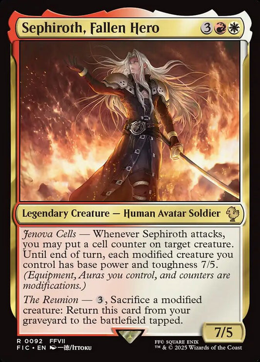 Sephiroth, Fallen Hero - FIC-092-F-FFV-LDG-SUR-UNI
