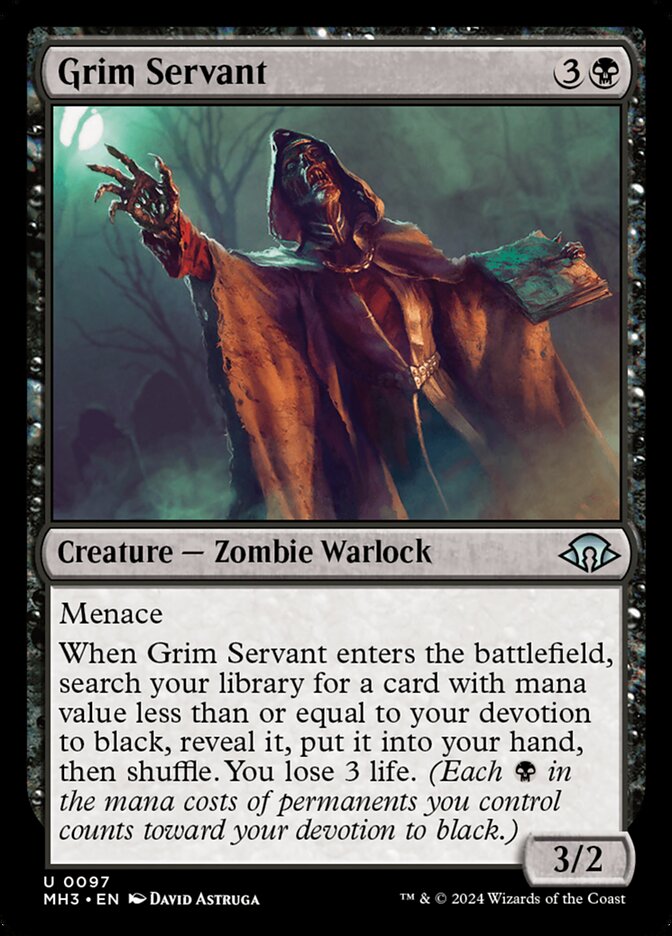 Grim Servant - carta Magic The Gathering