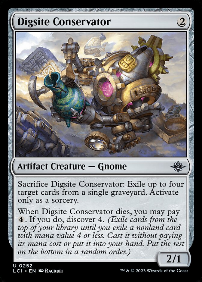 Digsite Conservator - carta Magic The Gathering
