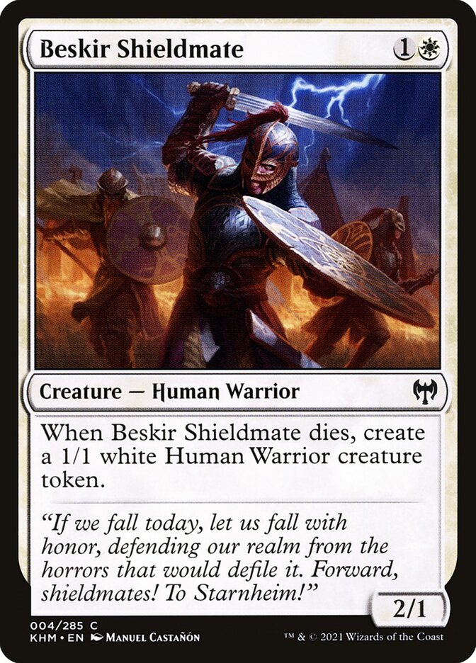 Beskir Shieldmate - carta Magic The Gathering