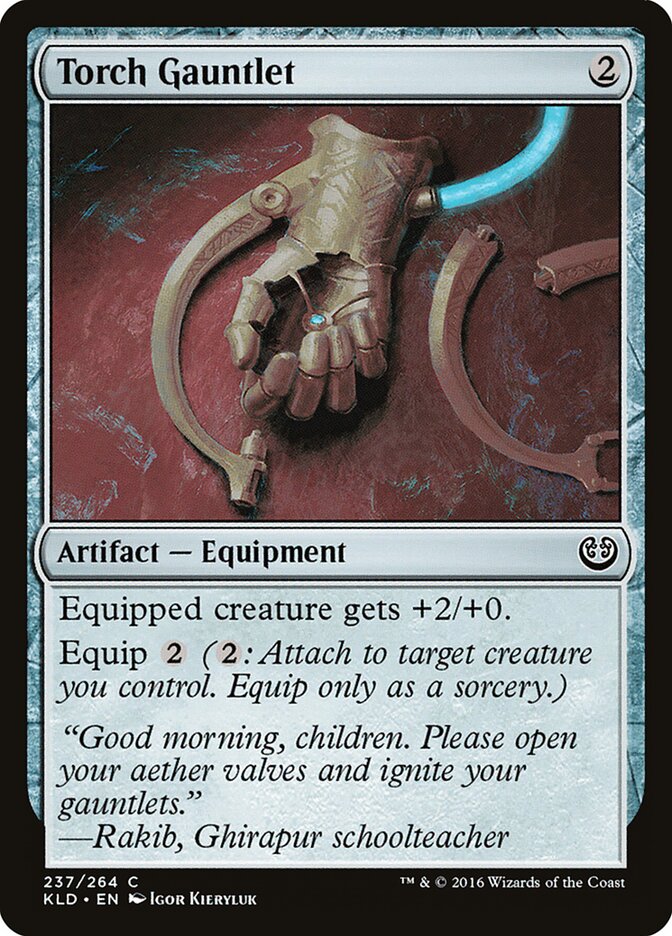 Torch Gauntlet - carta Magic The Gathering
