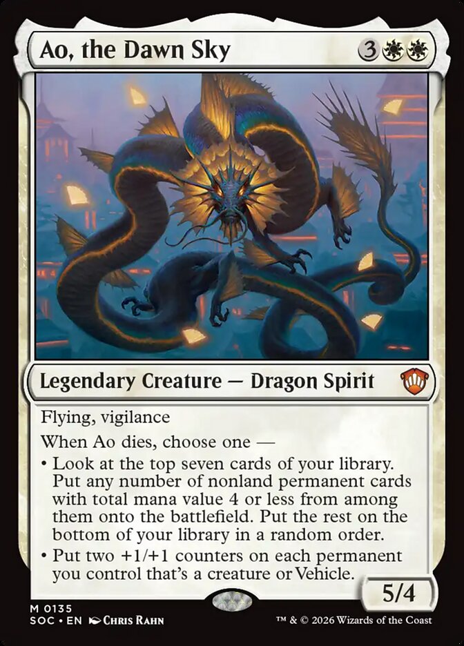 Ao, the Dawn Sky - carta Magic The Gathering