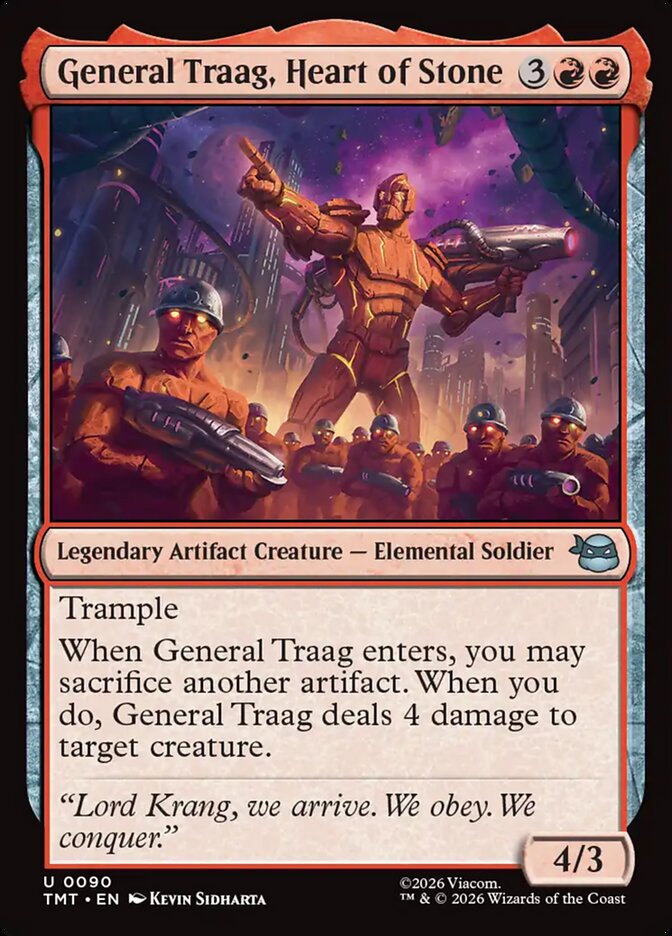 General Traag, Heart of Stone - carta Magic The Gathering