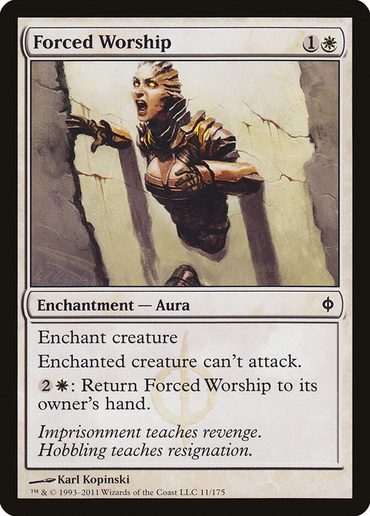 Forced Worship - carta Magic The Gathering