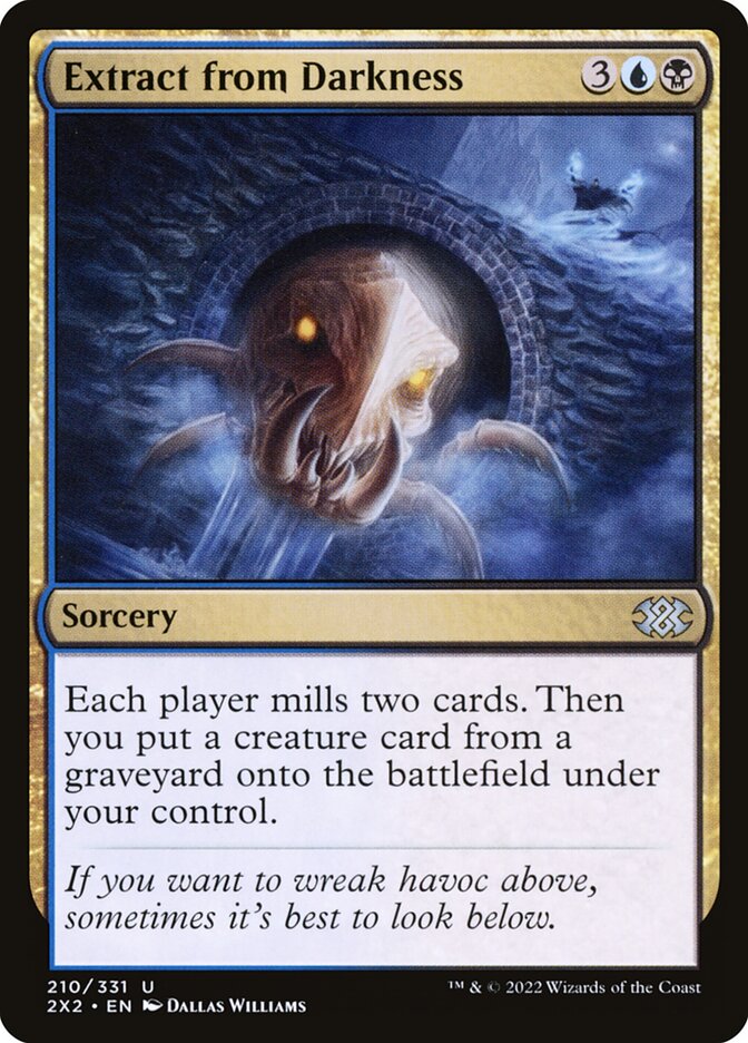 Extract from Darkness - carta Magic The Gathering