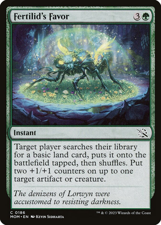 Fertilid's Favor - carta Magic The Gathering