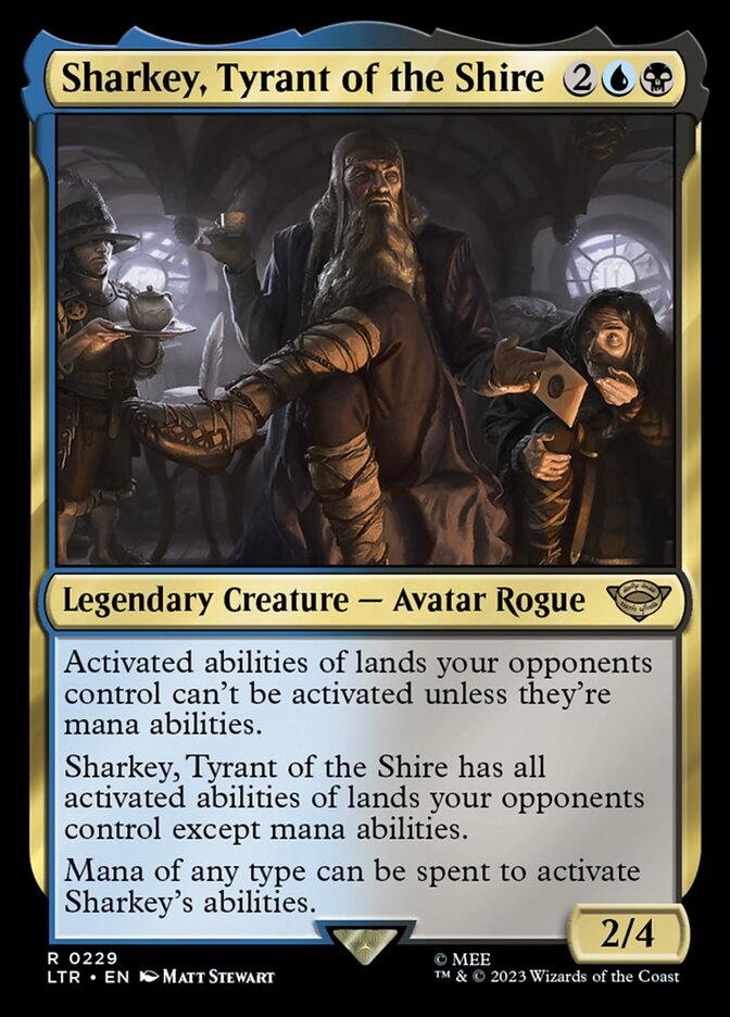 Sharkey, Tyrant of the Shire - carta Magic The Gathering