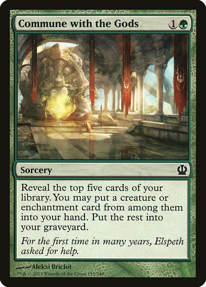 Commune with the Gods - carta Magic The Gathering