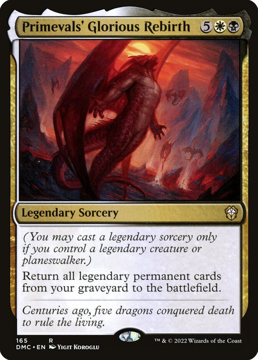 Primevals' Glorious Rebirth - carta Magic The Gathering