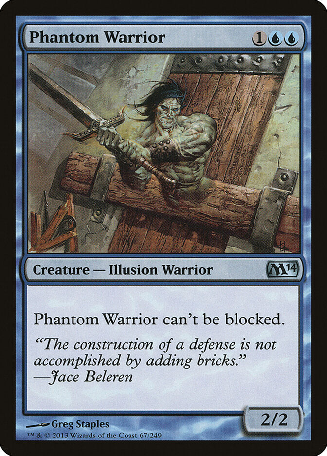 Phantom Warrior - carta Magic The Gathering