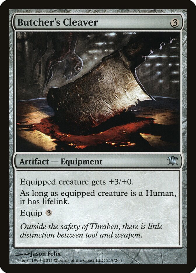 Butcher's Cleaver - carta Magic The Gathering
