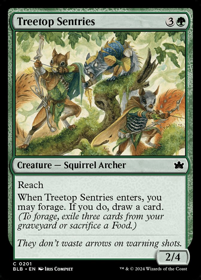 Treetop Sentries - carta Magic The Gathering