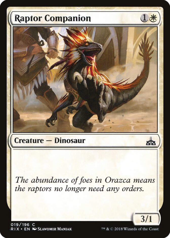 Raptor Companion - carta Magic The Gathering