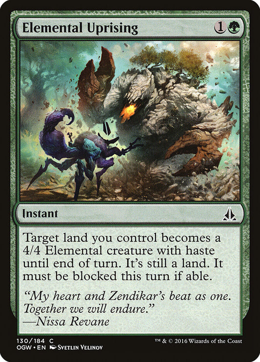 Elemental Uprising - carta Magic The Gathering