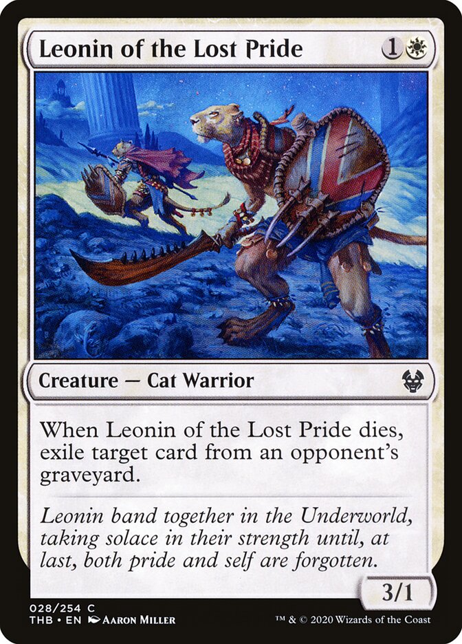 Leonin of the Lost Pride - carta Magic The Gathering