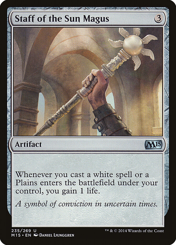 Staff of the Sun Magus - carta Magic The Gathering
