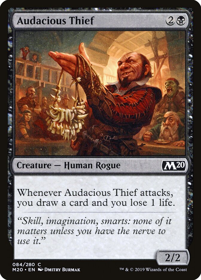 Audacious Thief - carta Magic The Gathering