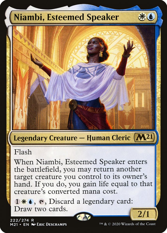 Niambi, Esteemed Speaker - carta Magic The Gathering