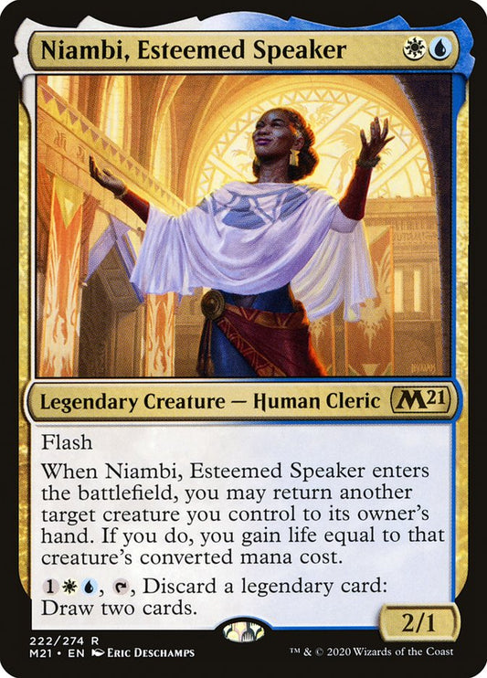 Niambi, Esteemed Speaker - carta Magic The Gathering