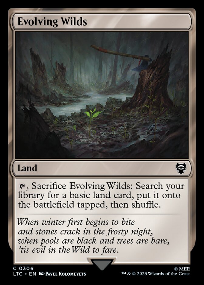 Evolving Wilds - carta Magic The Gathering