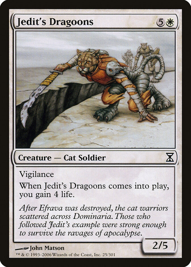 Jedit's Dragoons - carta Magic The Gathering