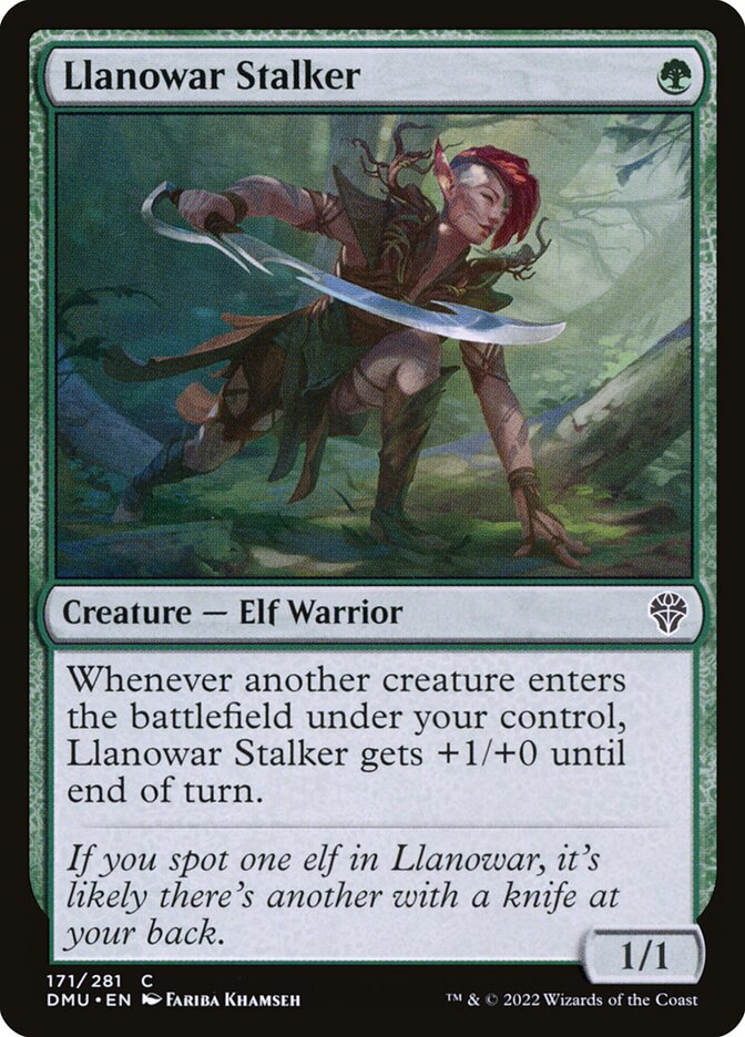 Llanowar Stalker - carta Magic The Gathering