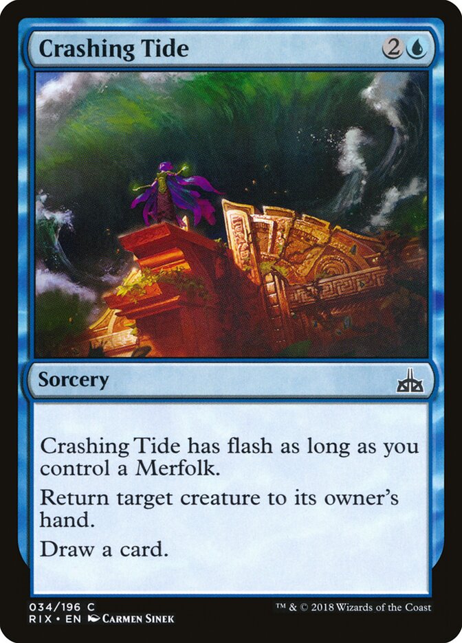 Crashing Tide - carta Magic The Gathering