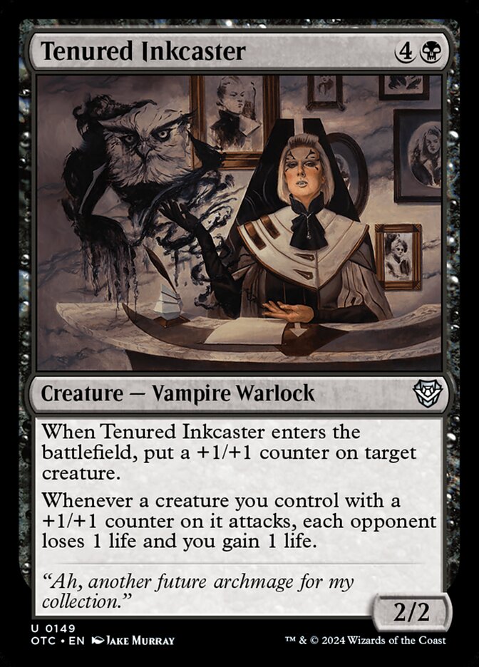 Tenured Inkcaster - carta Magic The Gathering