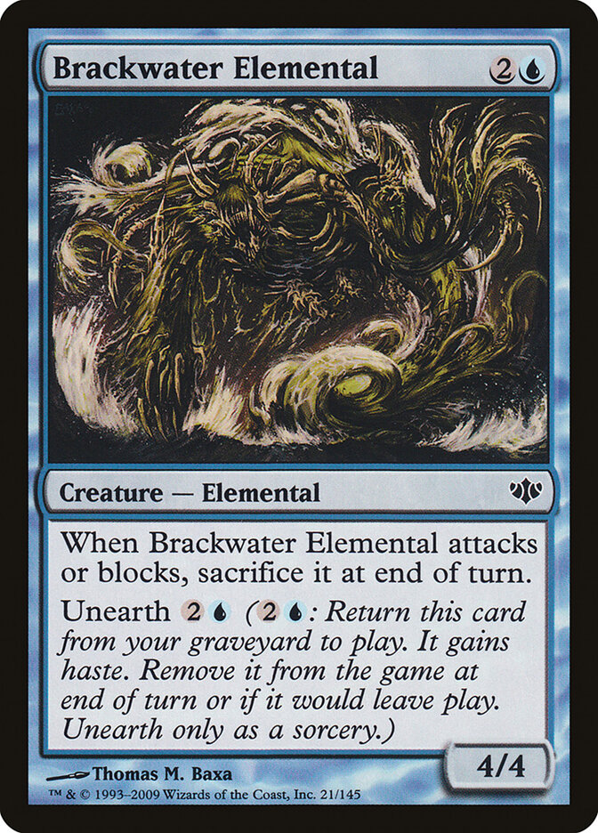 Brackwater Elemental - carta Magic The Gathering