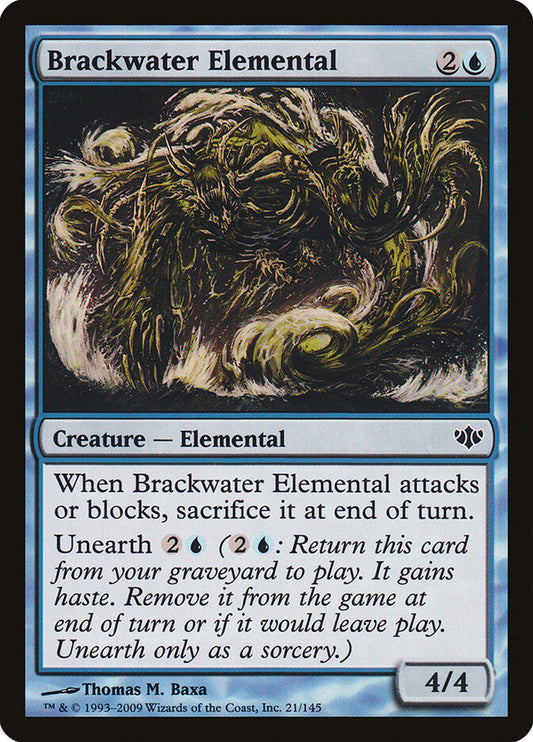 Brackwater Elemental - carta Magic The Gathering