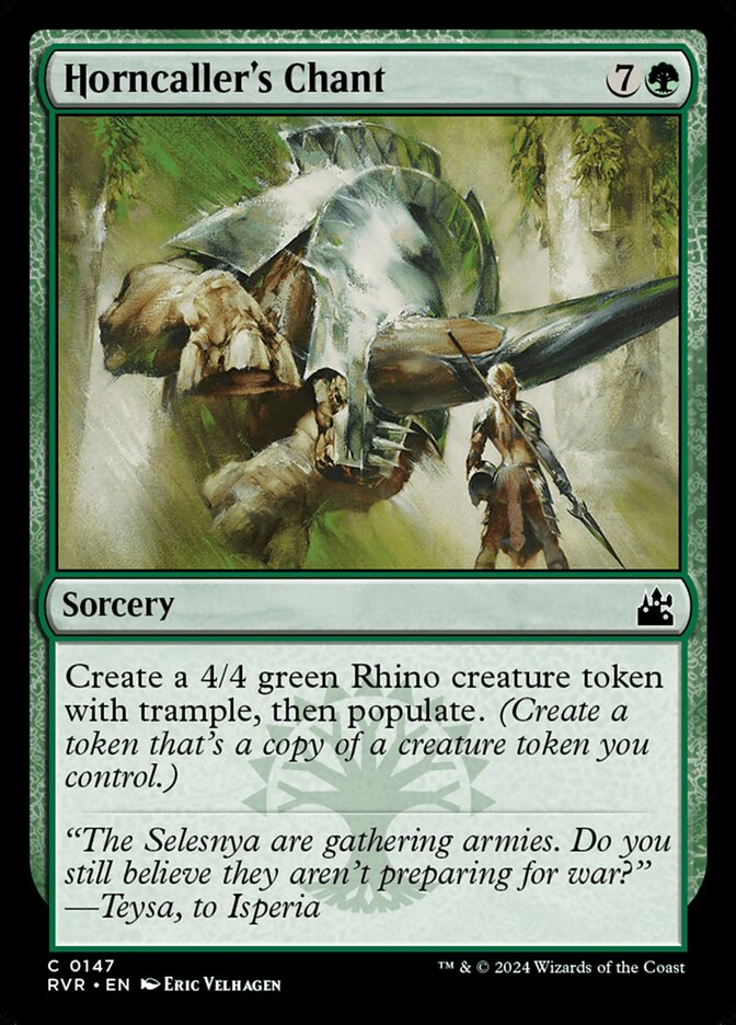 Horncaller's Chant - carta Magic The Gathering