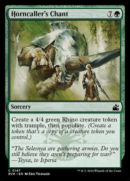 Horncaller's Chant - carta Magic The Gathering