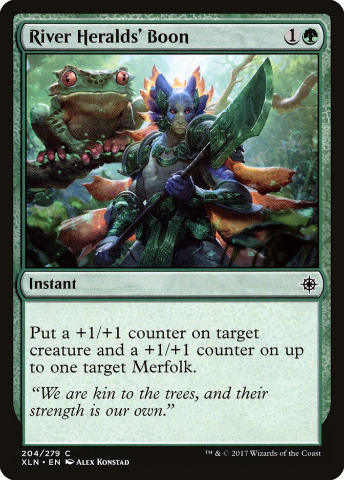 River Heralds' Boon - carta Magic The Gathering