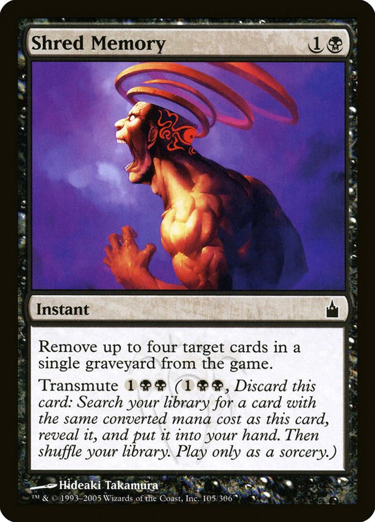 Shred Memory - carta Magic The Gathering