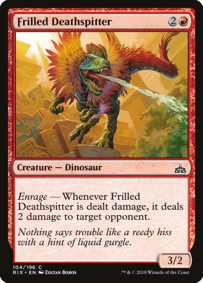 Frilled Deathspitter - carta Magic The Gathering
